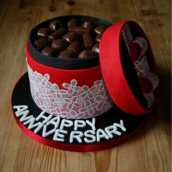 Chocolate Box Anniversary Cake
