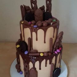 Chocolate Drip 2 Tier Cake