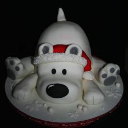 Christmas Polar Bear Cake
