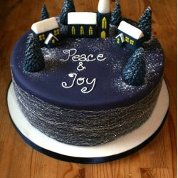 Christmas Town Cake. 20-25 portions. £60