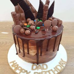 Simple Chocolate Drip Cake