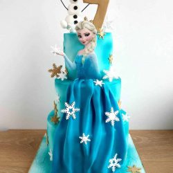 Elsa's Dress Cake