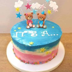 Gender Reveal Cake