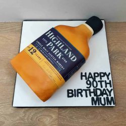 Whiskey Bottle Cake