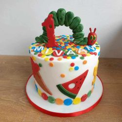 Hungry Caterpillar 3 Layer Cake