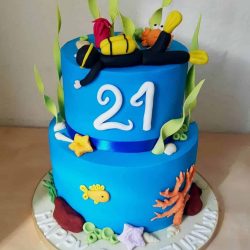 Scuba Diving Cake